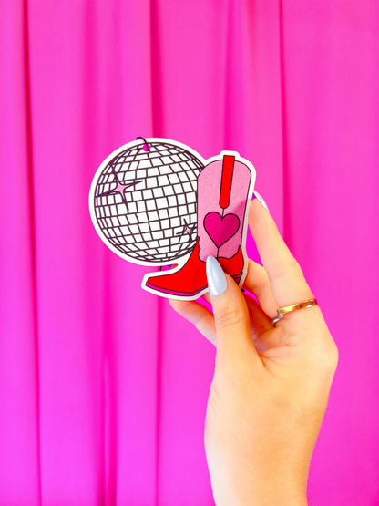 Disco Cowgirl Air Freshener