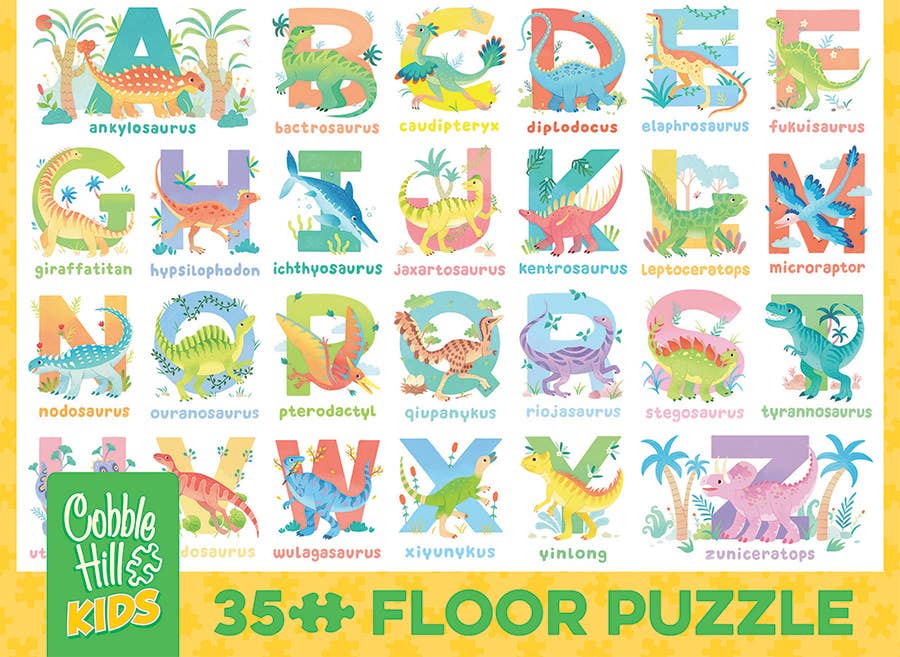 Dinosaur Alphabet Floor Puzzle