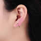 14K Gold Filled 11mm Minimalist Rectangular Huggie Earrings