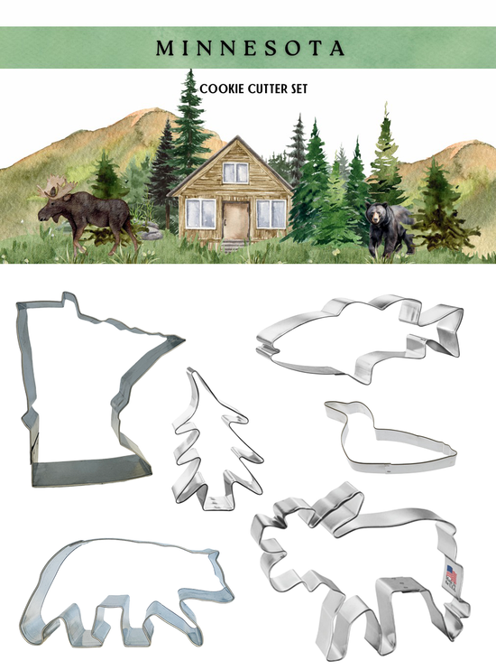 Minnesota Cookie Cutter Set of 6