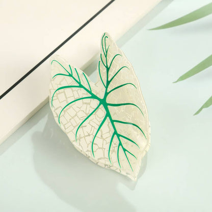 Botanical Leaf Claw Clip