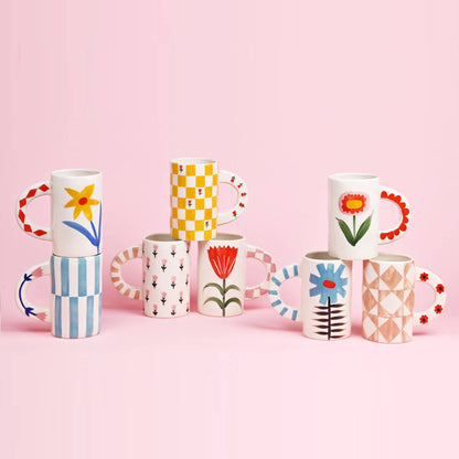 Sunflower Floral Mug