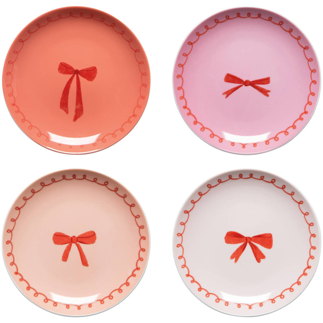 Bowtique Appetizer Plates Assorted