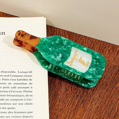 Wine Bottle Claw Clip
