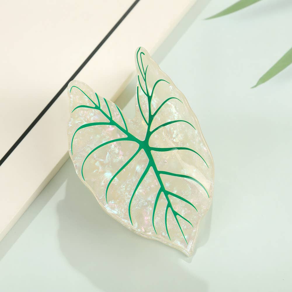 Botanical Leaf Claw Clip