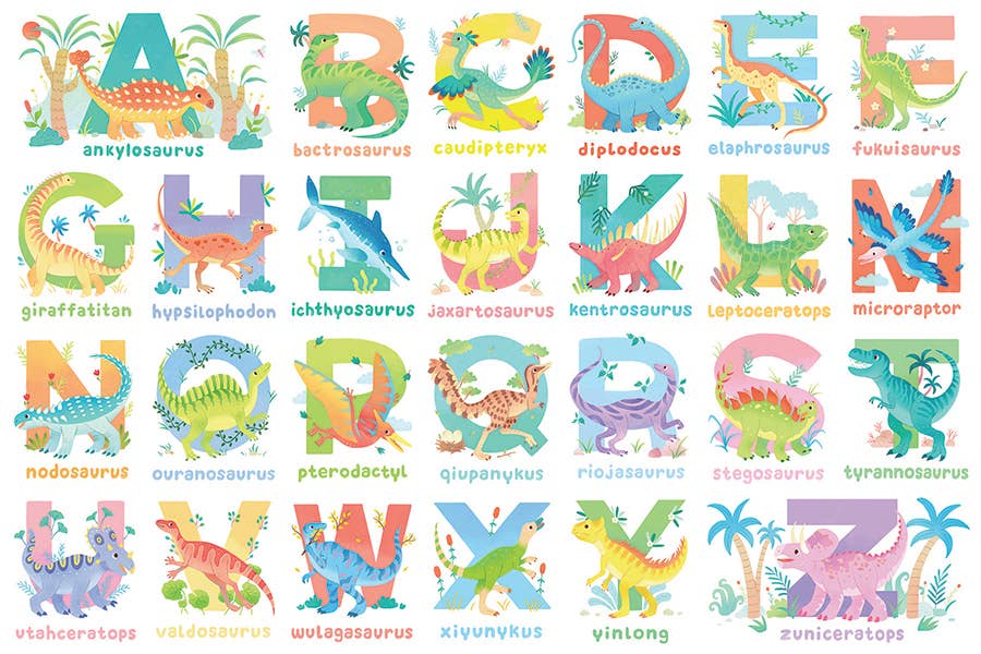 Dinosaur Alphabet Floor Puzzle