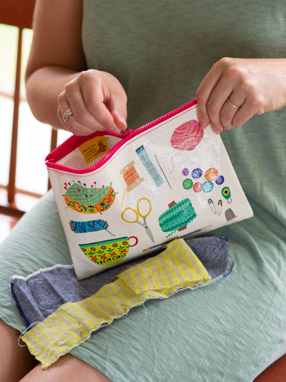 Sewing Kit Zipper Pouch