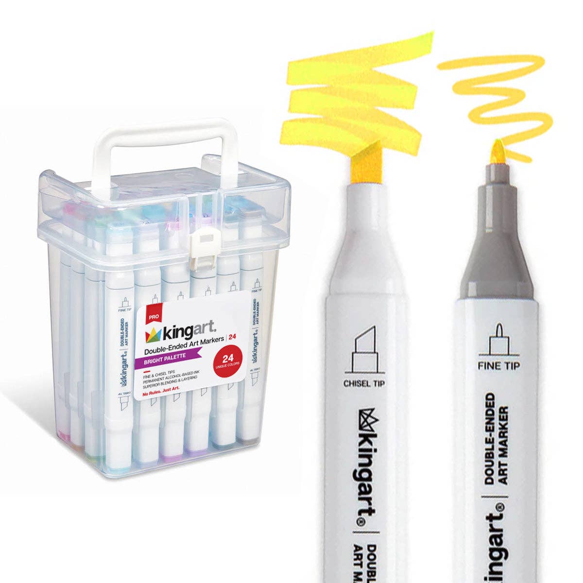 Double-Ended Alcohol Markers: Bright