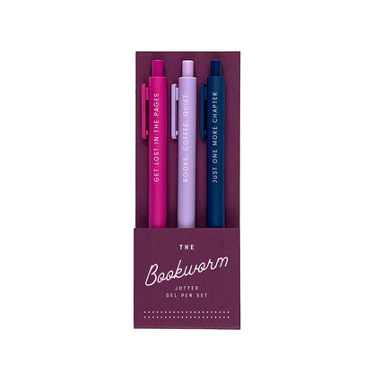 The Bookworm Gel Pens