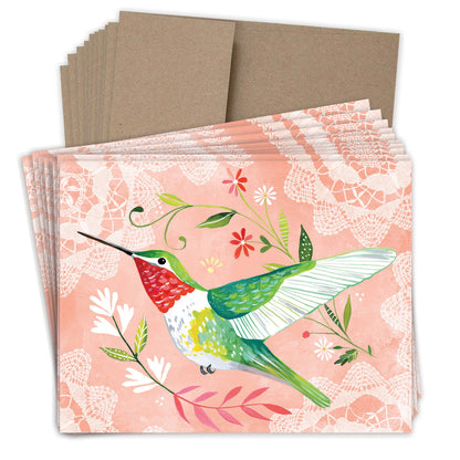 Hummingbird Boxed Notecard - Set of 10