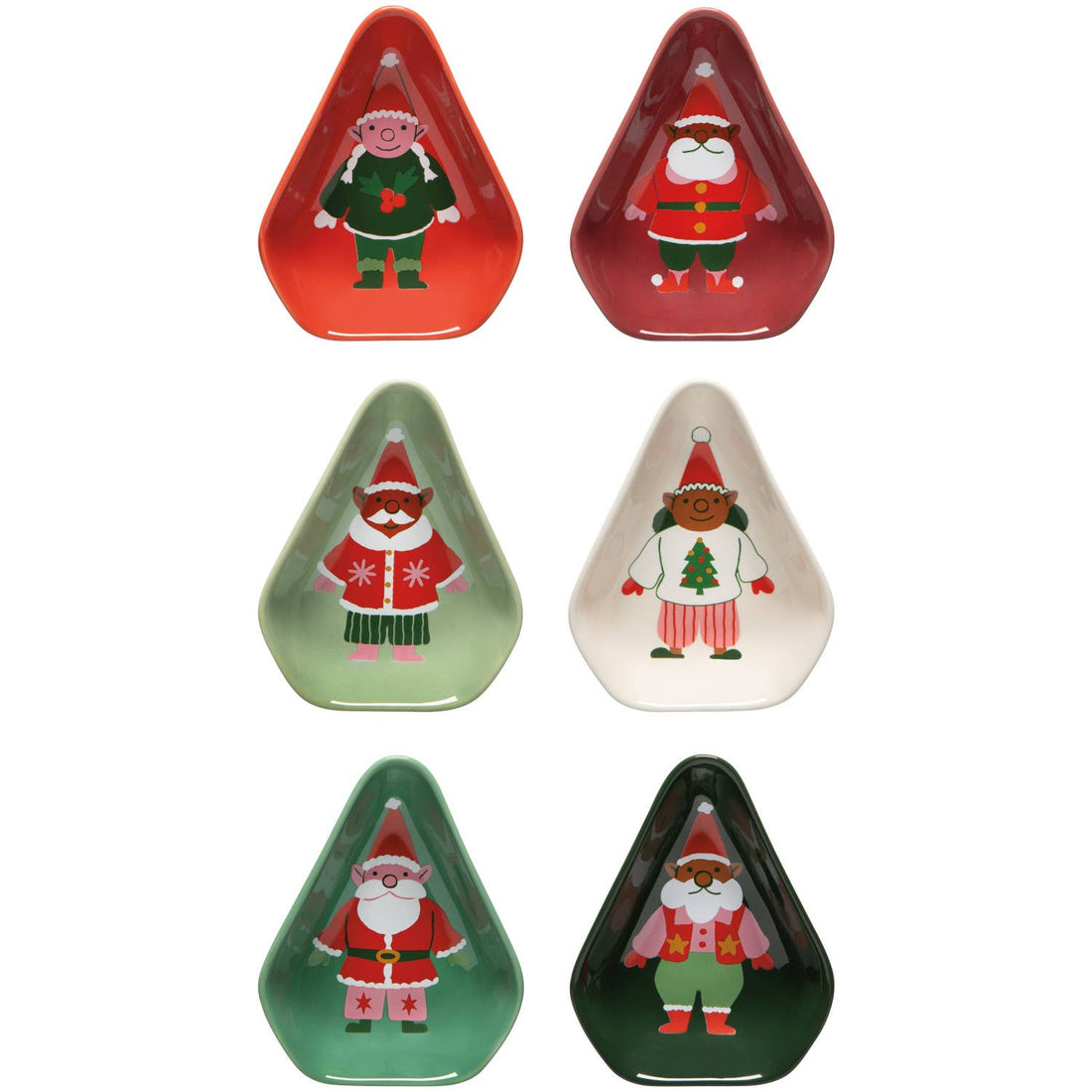 Assorted Gnomes Christmas Pinch Bowl