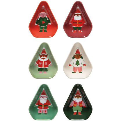 Festive Gnomes Christmas Pinch Bowls Set of 6