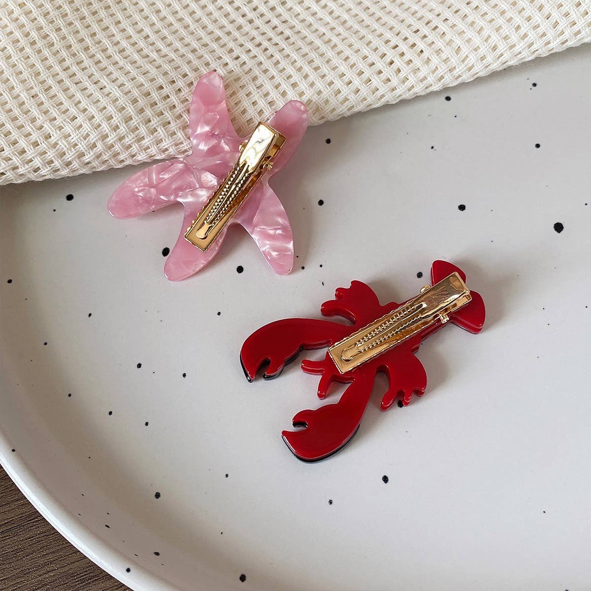 Marine Hair Clips