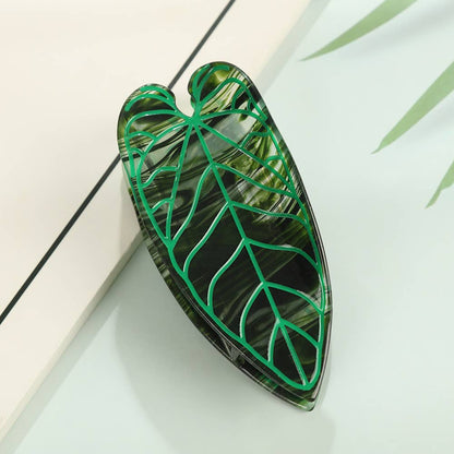 Botanical Leaf Claw Clip
