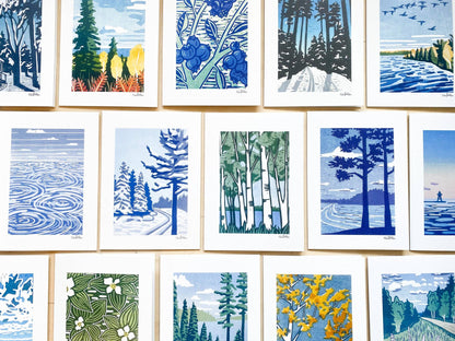 Moment of Reflection Greeting Card