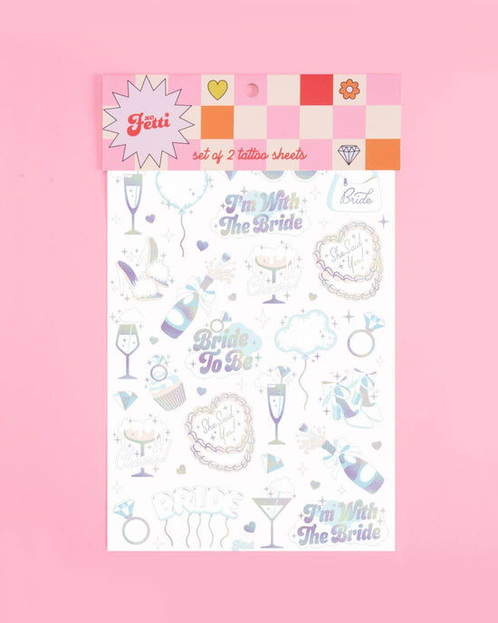 Bride To Be Cloud Nine Tats, Bachelorette Party, Bridal