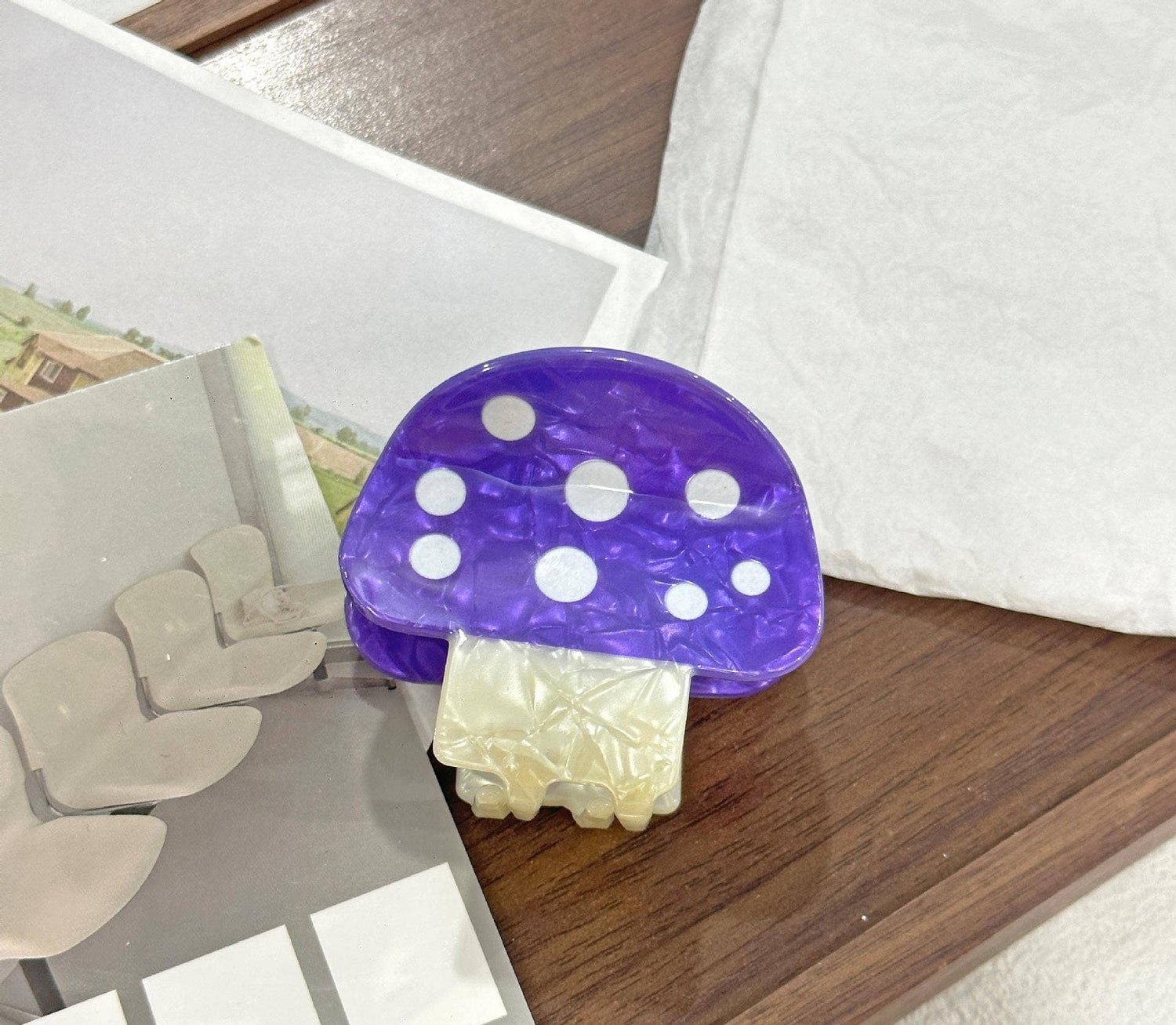 Mushroom Claw Clips