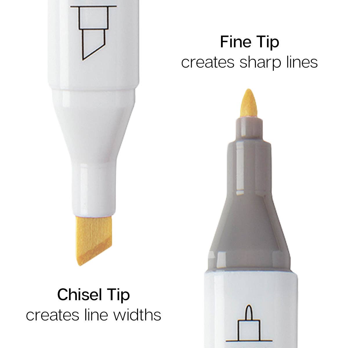 Double-Ended Alcohol Markers: Pastel