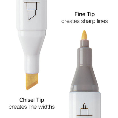 Double-Ended Alcohol Markers: Pastel