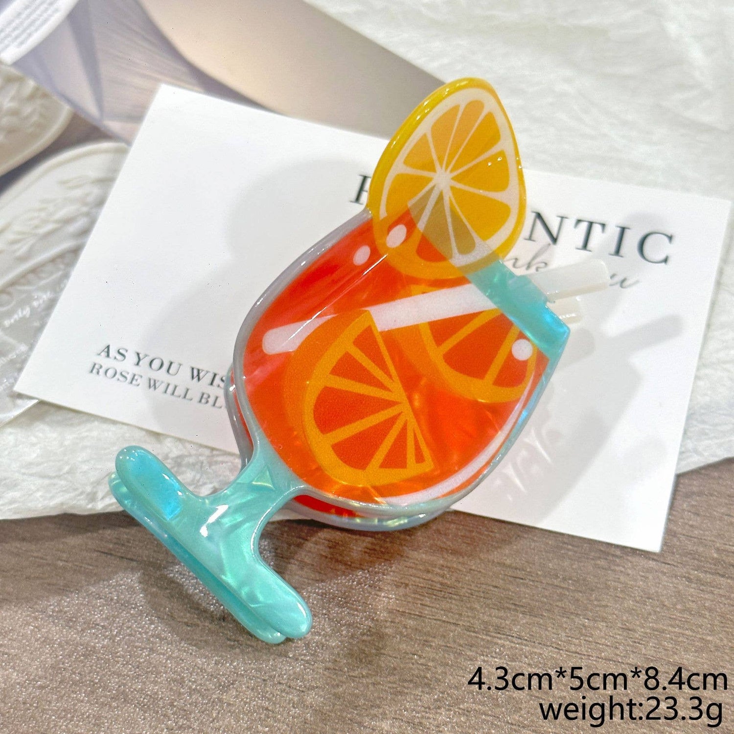 Cocktail Claw Clip