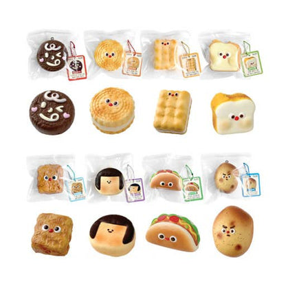 Korean Snack Squishy Keychain Blind Box