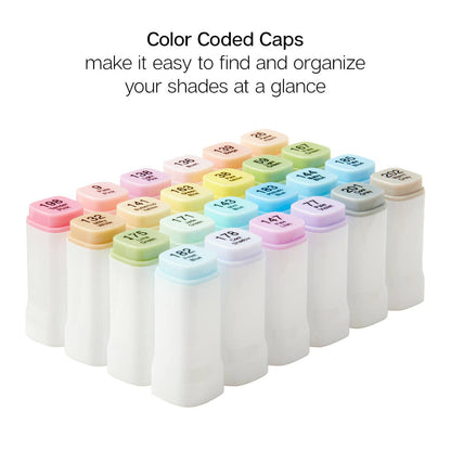 Double-Ended Alcohol Markers: Pastel