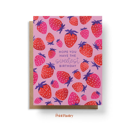 "Hope You Have the Sweetest Birthday" Greeting Card