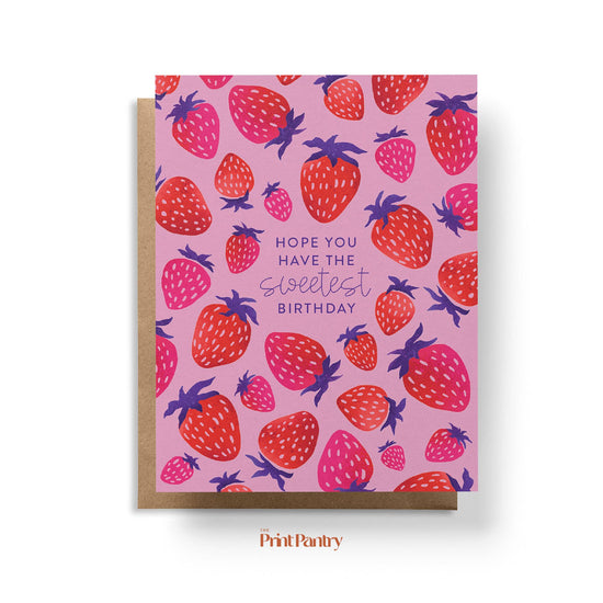 "Hope You Have the Sweetest Birthday" Greeting Card
