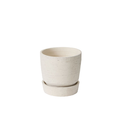 Salvage Pot with Saucer
