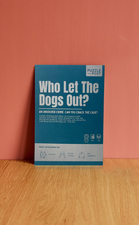 BRAND NEW RANGE! Cold Case: Who Let The Dogs Out?