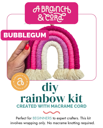 DIY Macrame Rainbow Kit