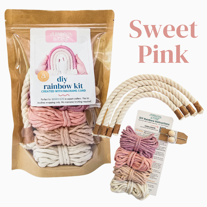 DIY Macrame Rainbow Kit