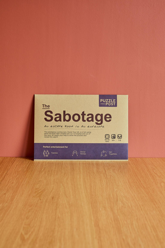Escape Room | Puzzle Game | Board game | The Sabotage
