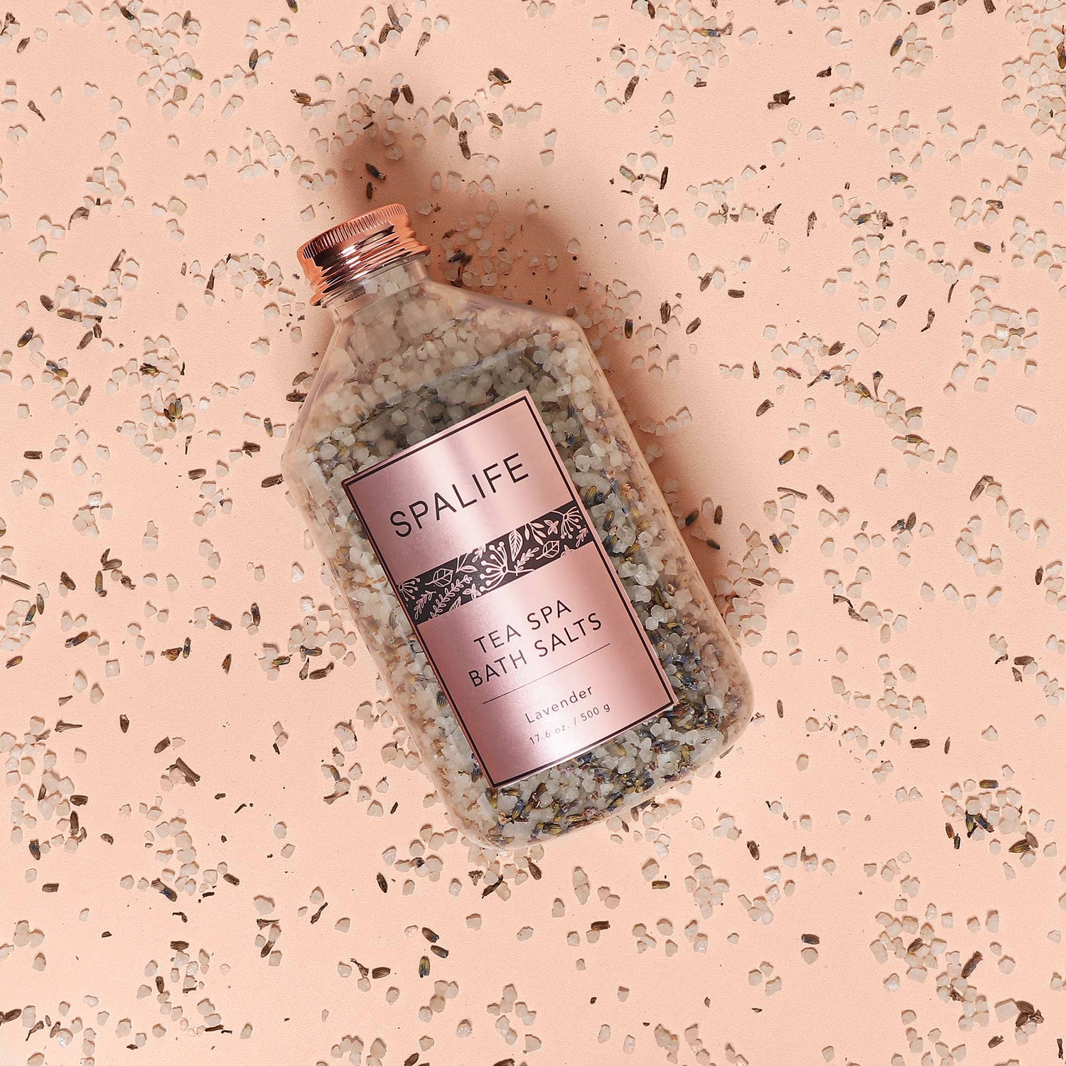 Petal-Infused Effervescent Mineral Bath Salts