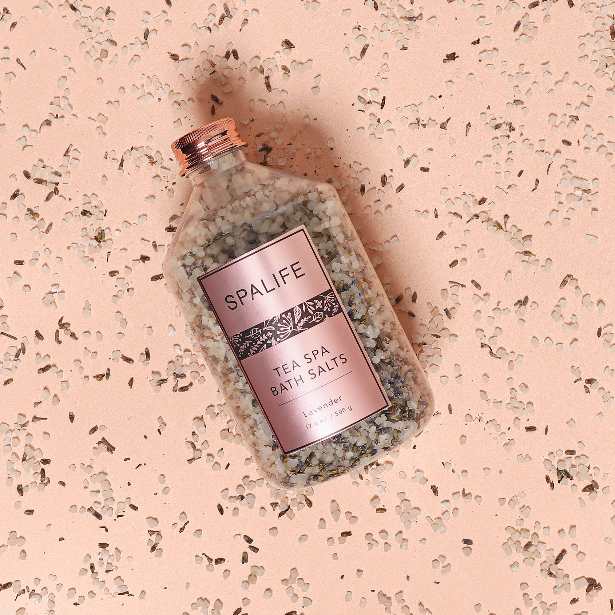 Petal-Infused Effervescent Mineral Bath Salts