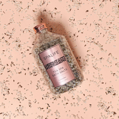 Petal-Infused Effervescent Mineral Bath Salts