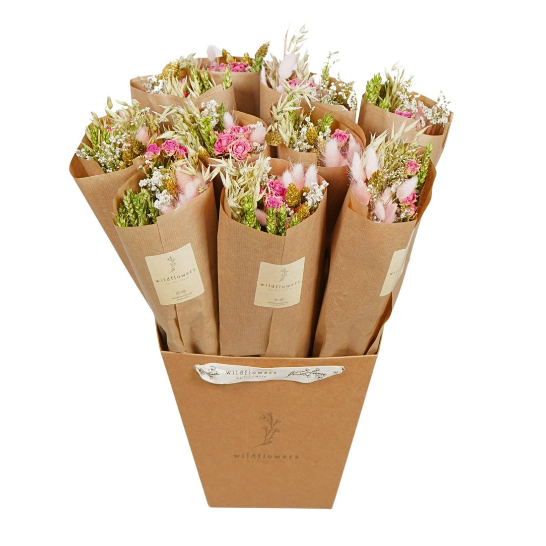 Dried Flowers Pink Elegance