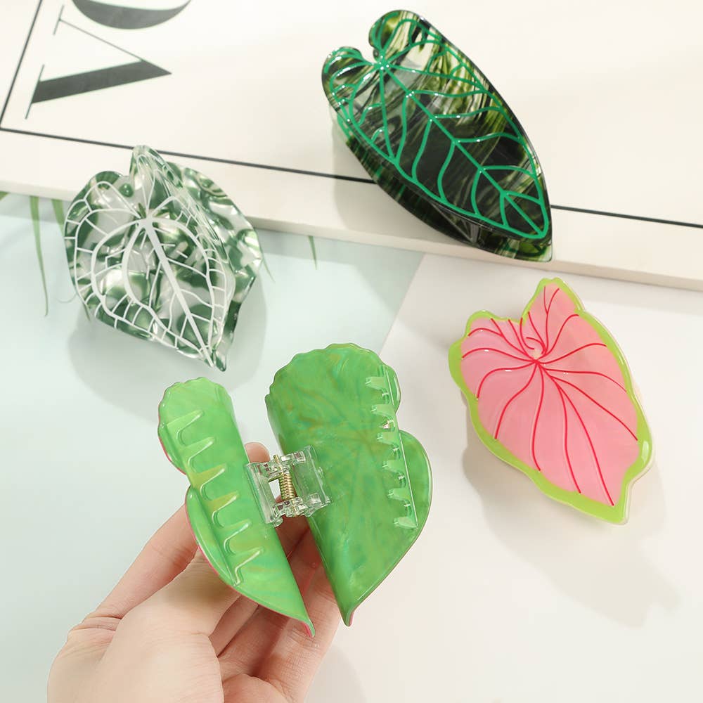 Botanical Leaf Claw Clip