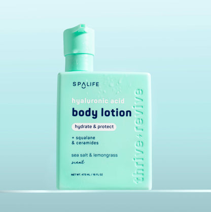 Body Lotion with Sea Salt &amp; Lemongrass Scent