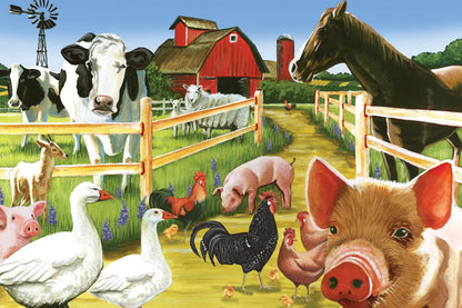 Welcome to the Farm floor puzzle