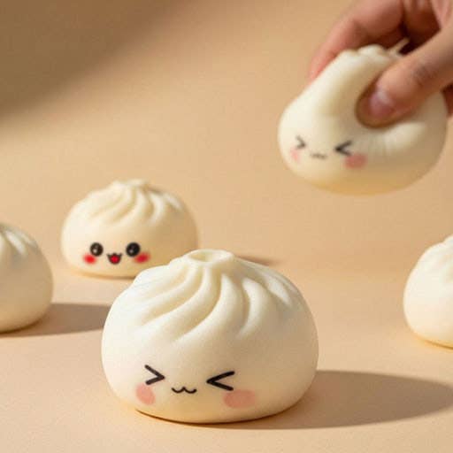 Grilled Dumpling Random Squishy Fidget