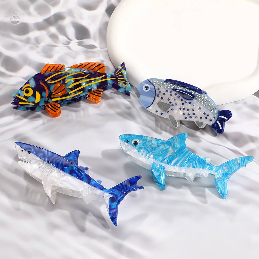 Ocean Animal Claw Clip