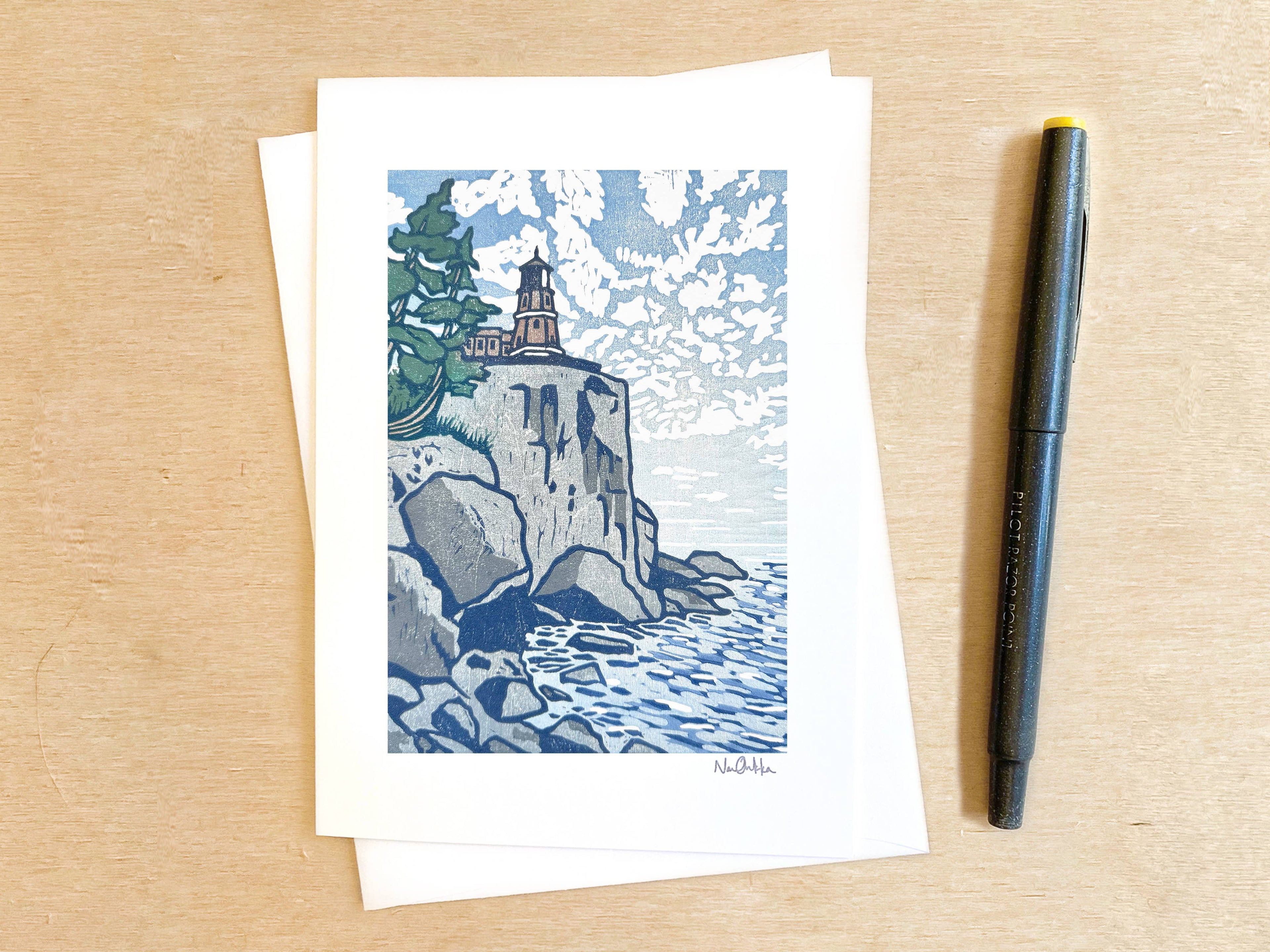 Split Rock Greeting Card