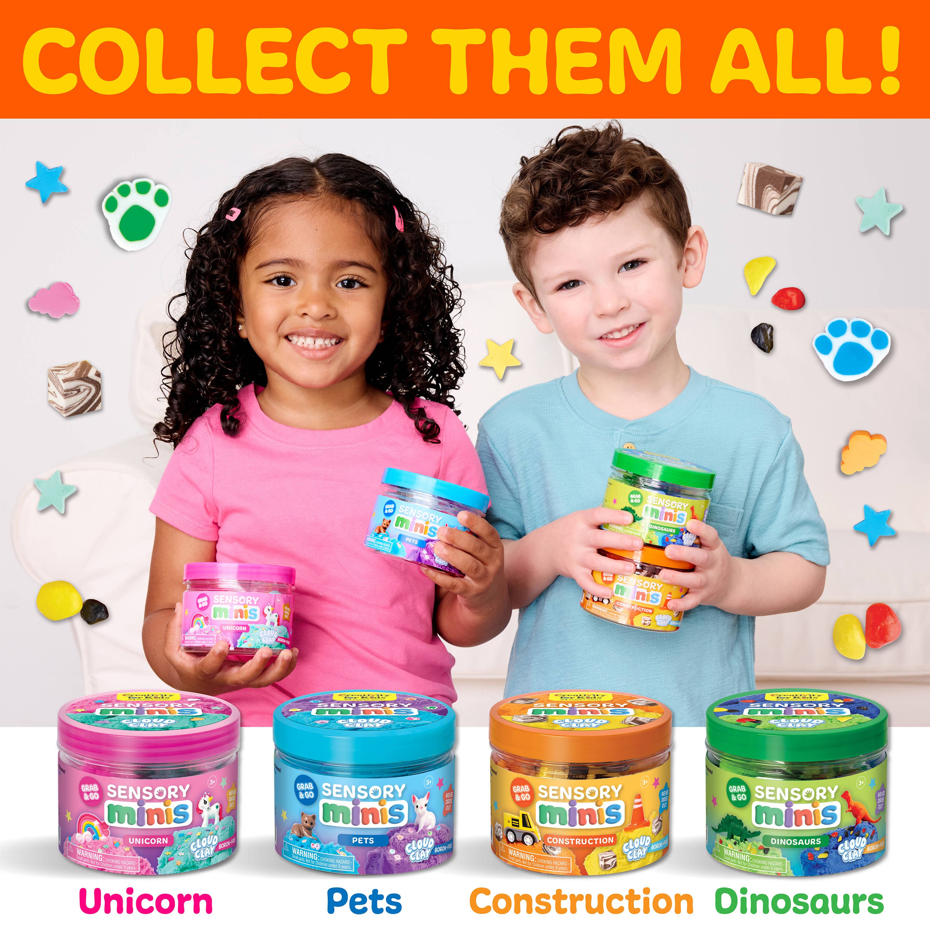 Sensory Cloud Clay: Construction Them
