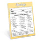 Apology Nifty Note Pad