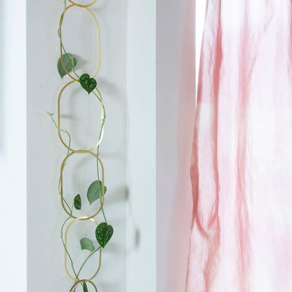 Gold Brass Chain - Plant Support for climbing plants