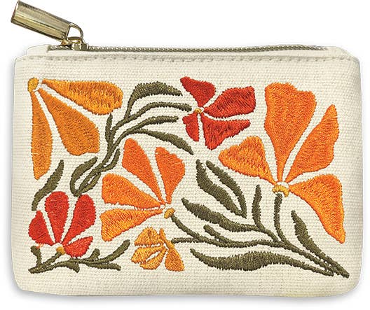 POUCH FLOWER MARKET POPPY
