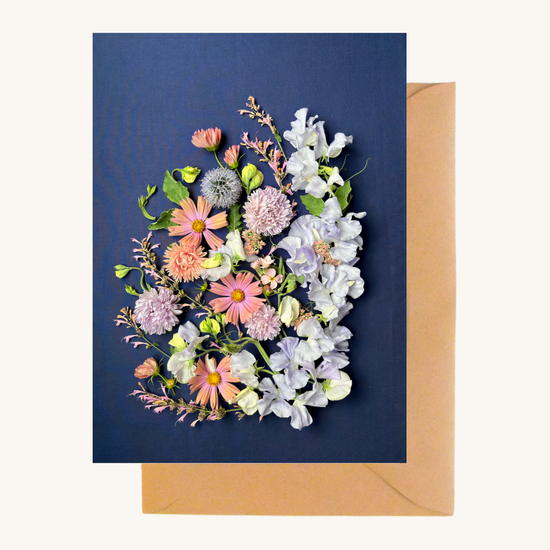 Indigo Apricotta Greeting Card