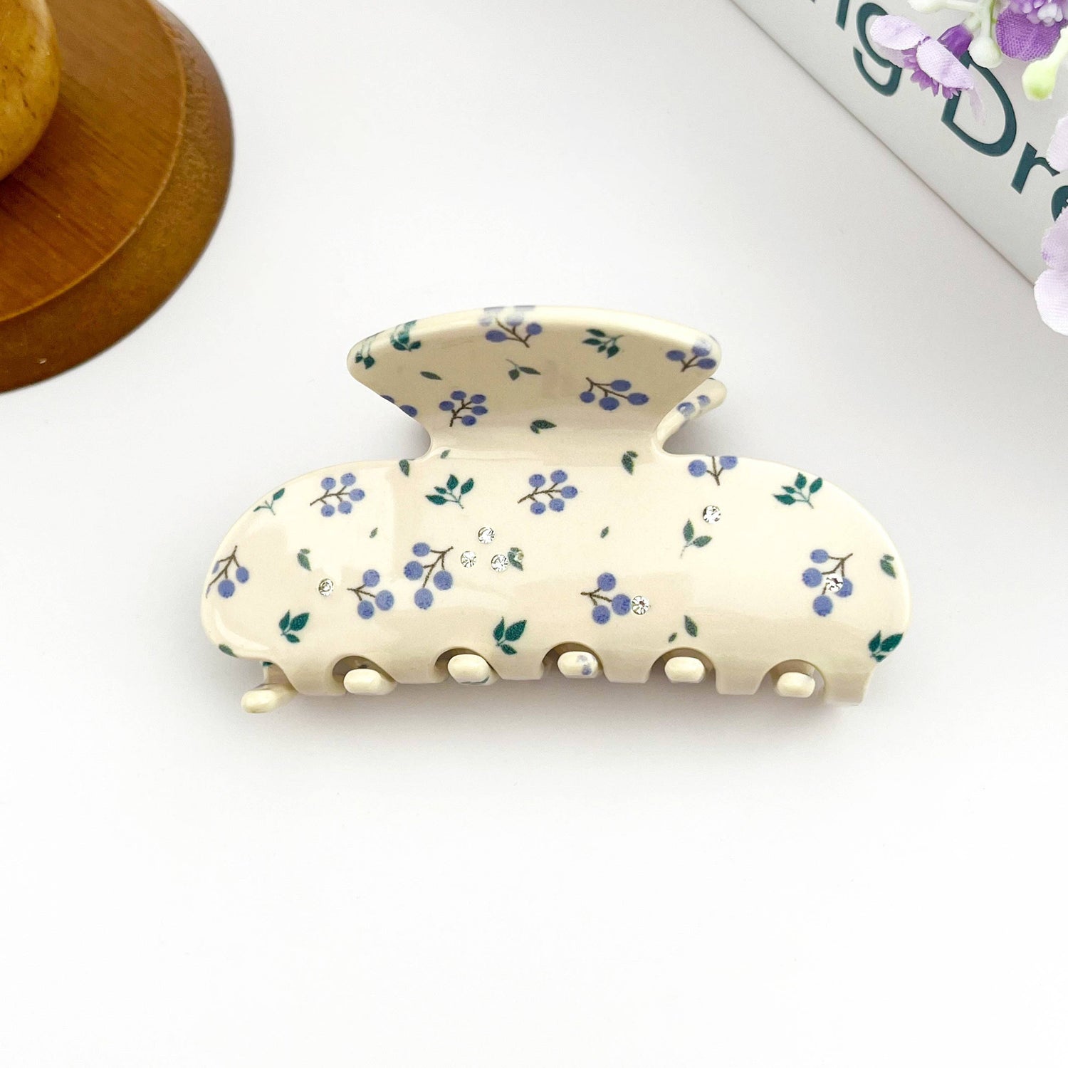 Floral &amp; Fruit Claw Clip