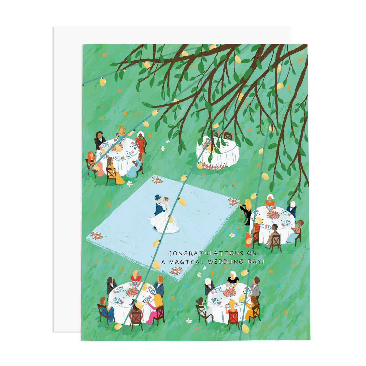 Magical Wedding Day Greeting Card